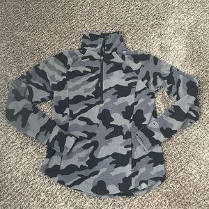 1/4 zip Camo fleece